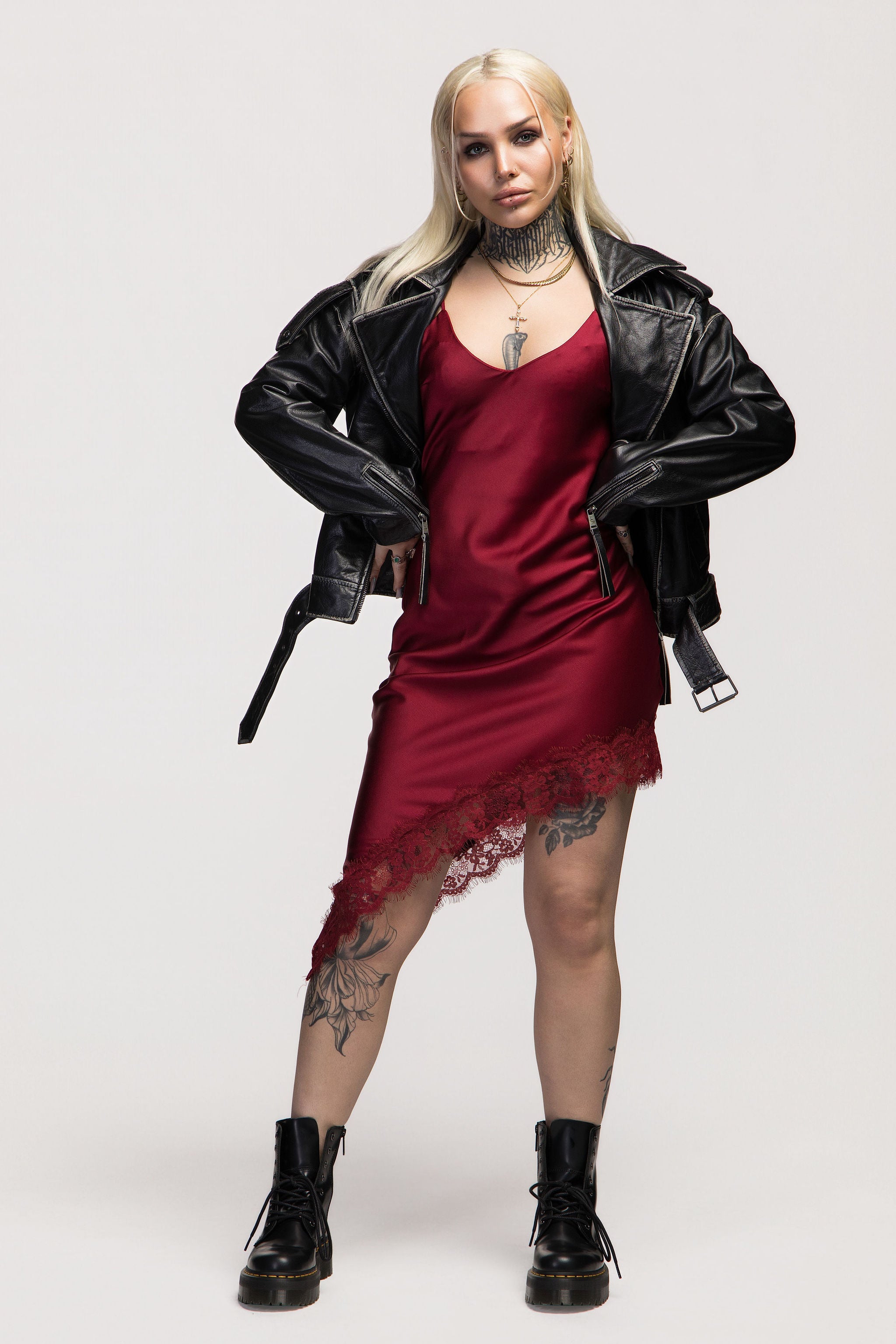 Saige Black Leather Jacket